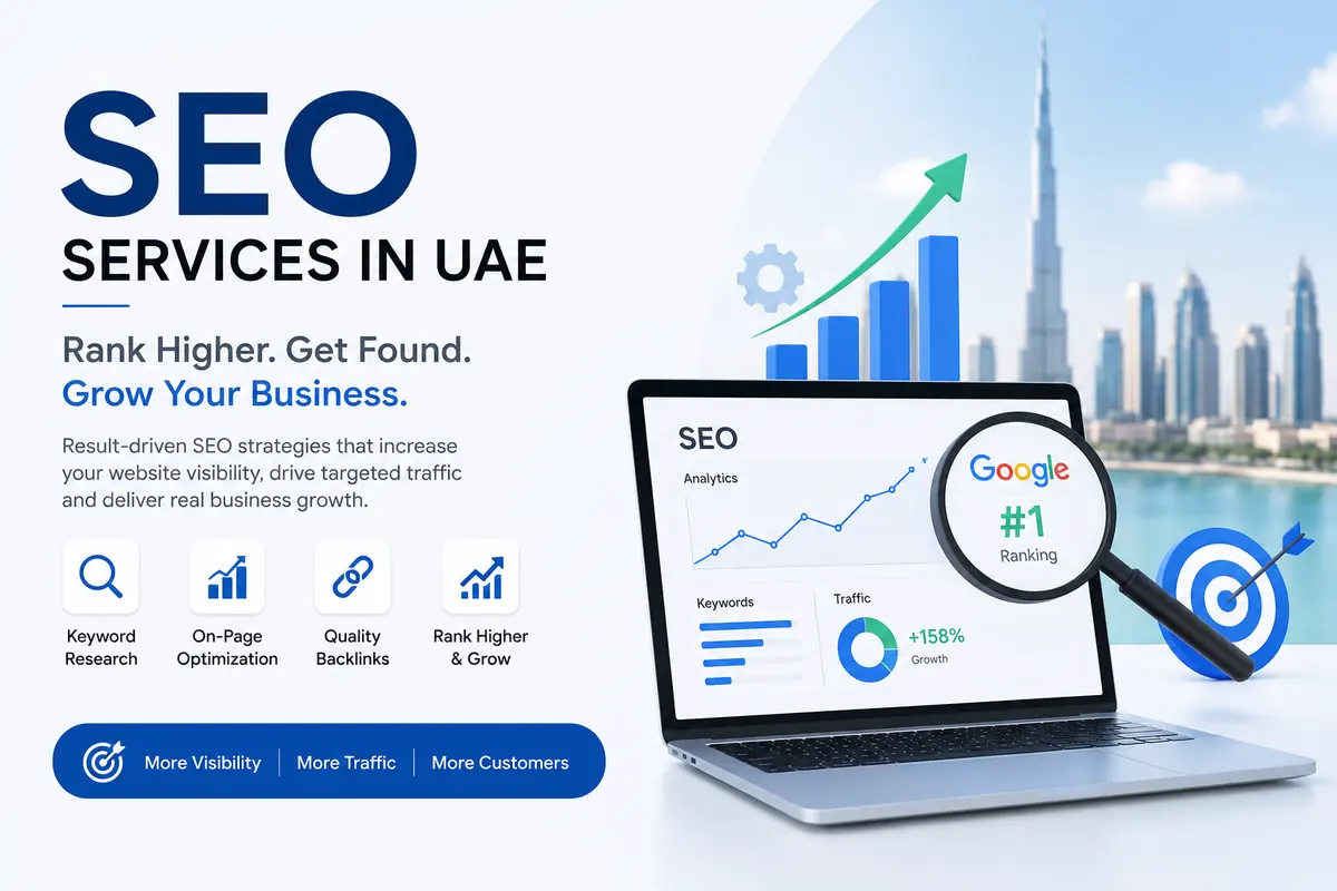 SEO services in Dubai and UAE for Google rankings, website traffic and business growth